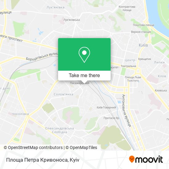 Площа Петра Кривоноса map