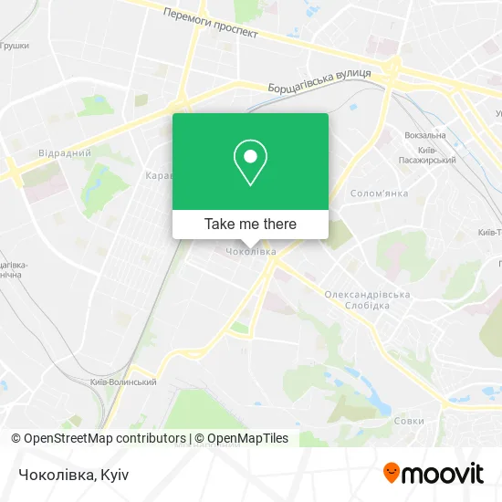 Карта Чоколівка