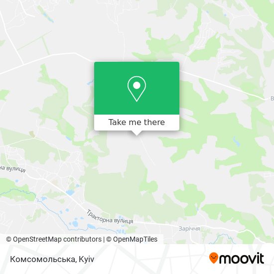 Комсомольська map