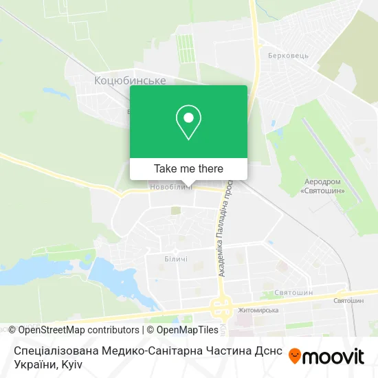Карта Спеціалізована Медико-Санітарна Частина Дснс України