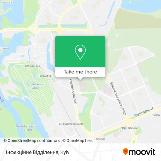 Інфекційне Відділення map