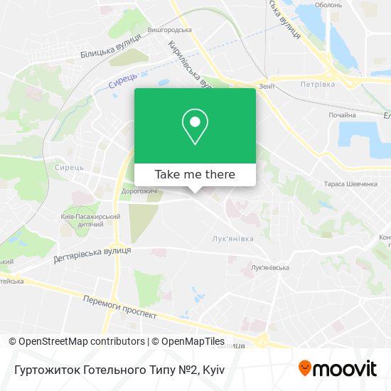 Гуртожиток Готельного Типу №2 map