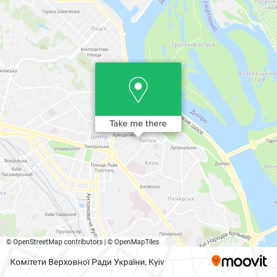 Комітети Верховної Ради України map