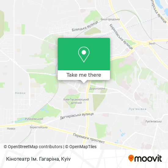 Кінотеатр Ім. Гагаріна map