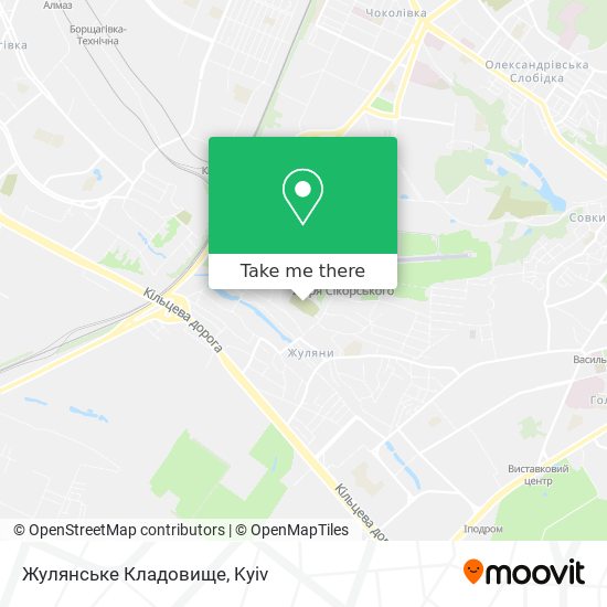 Жулянське Кладовище map