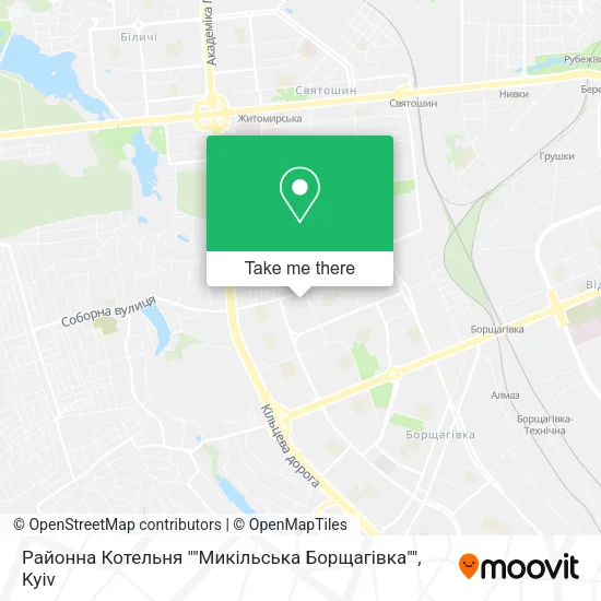 Карта Районна Котельня ""Микільська Борщагівка""