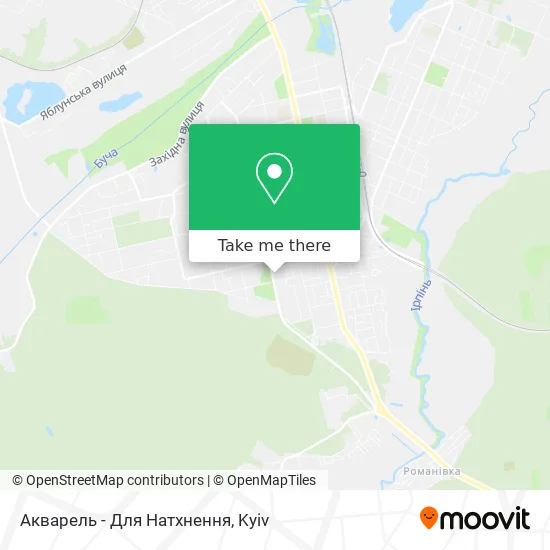Карта Акварель - Для Натхнення