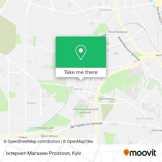 Інтернет-Магазин Prostoon map