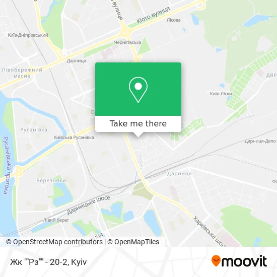 Карта Жк ""Рз"" - 20-2