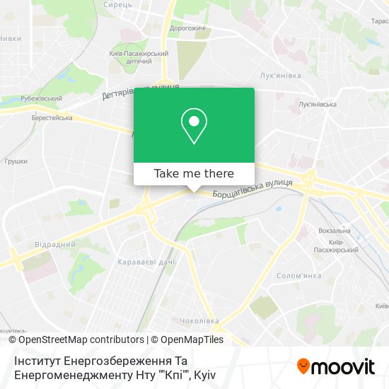 Інститут Енергозбереження Та Енергоменеджменту Нту ""Кпі"" map