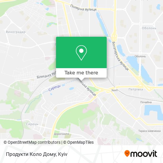 Продукти Коло Дому map