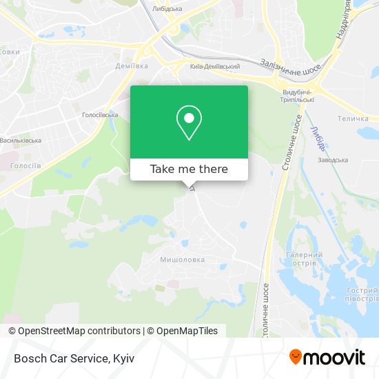 Карта Bosch Car Service
