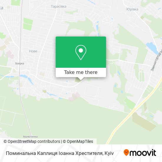 Поминальна Каплиця Іоанна Хрестителя map