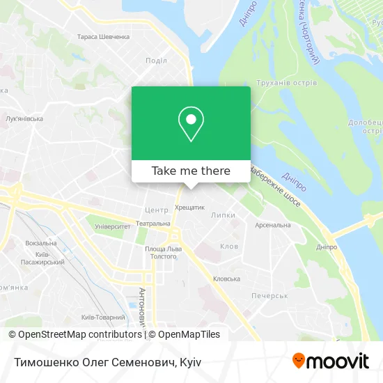 Тимошенко Олег Семенович map