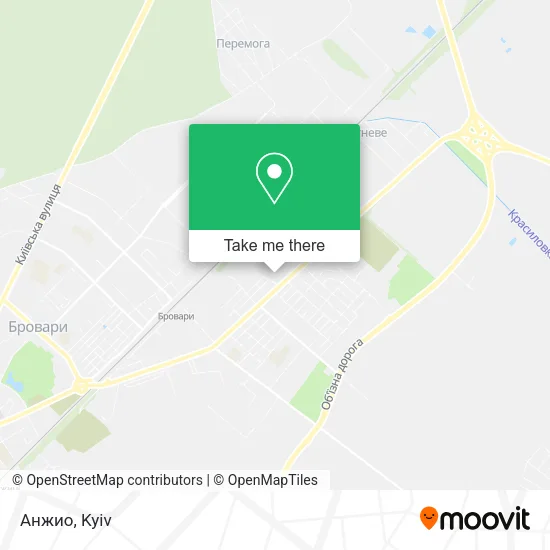 Карта Анжио