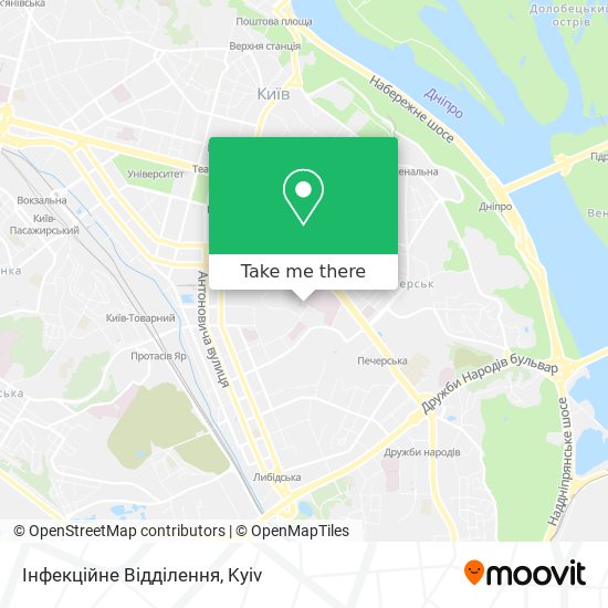 Карта Інфекційне Відділення