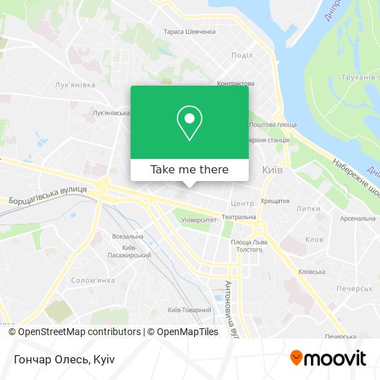 Гончар Олесь map