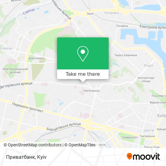 Карта Приватбанк