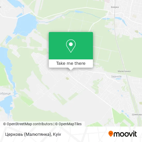 Карта Церковь (Малютянка)