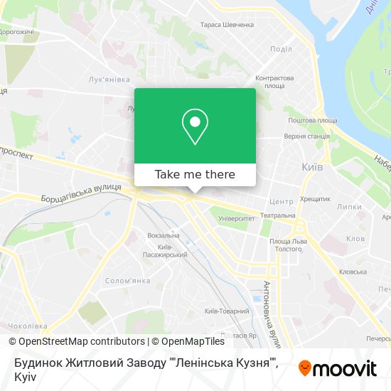 Будинок Житловий Заводу ""Ленінська Кузня"" map