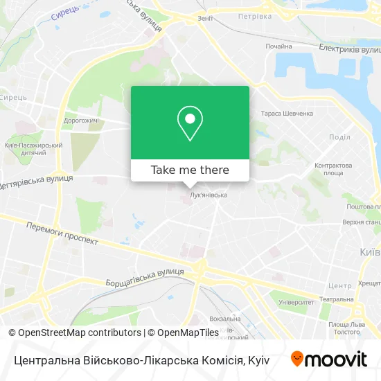Центральна Військово-Лікарська Комісія map