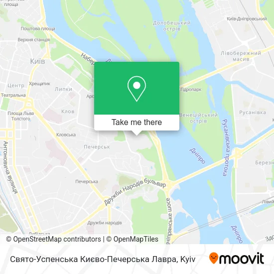 Свято-Успенська Києво-Печерська Лавра map