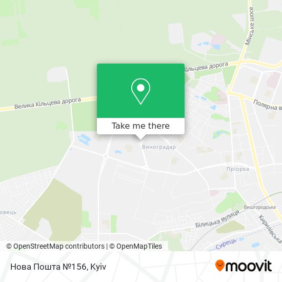 Нова Пошта №156 map