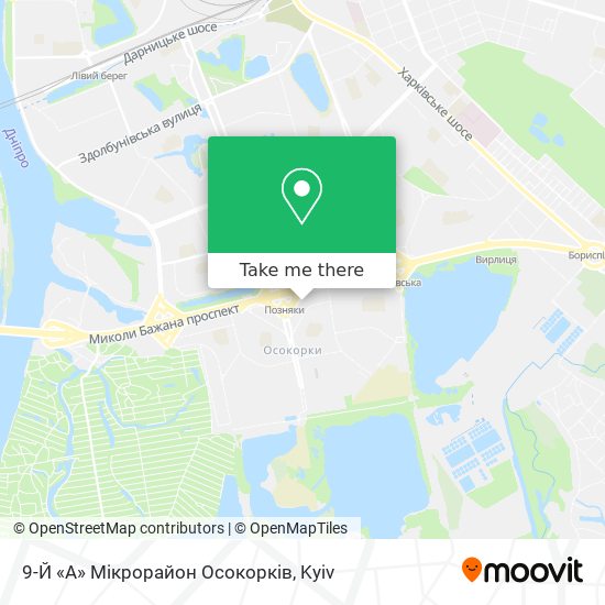 9-Й «А» Мікрорайон Осокорків map