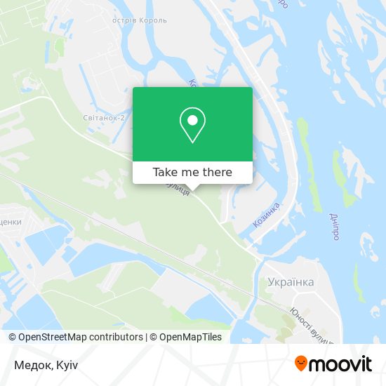 Медок map