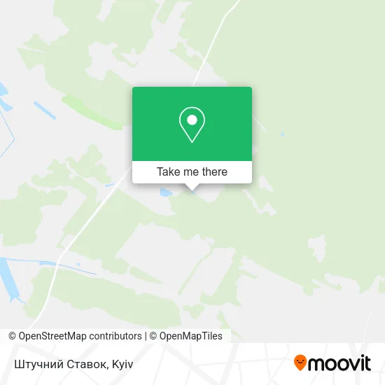 Карта Штучний Ставок