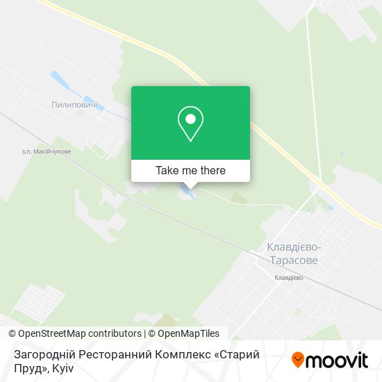 Загородній Ресторанний Комплекс «Старий Пруд» map