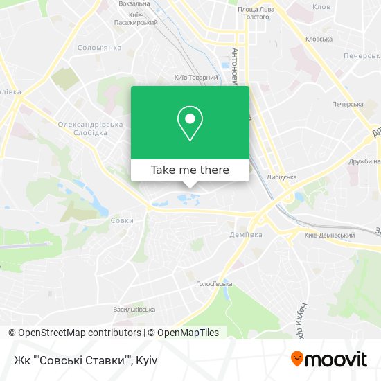 Жк ""Совські Ставки"" map