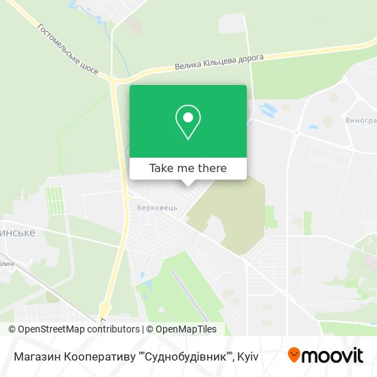 Магазин Кооперативу ""Суднобудівник"" map