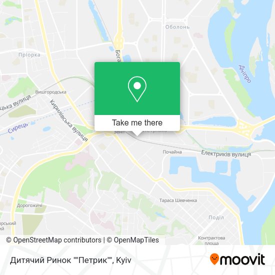 Карта Дитячий Ринок ""Петрик""