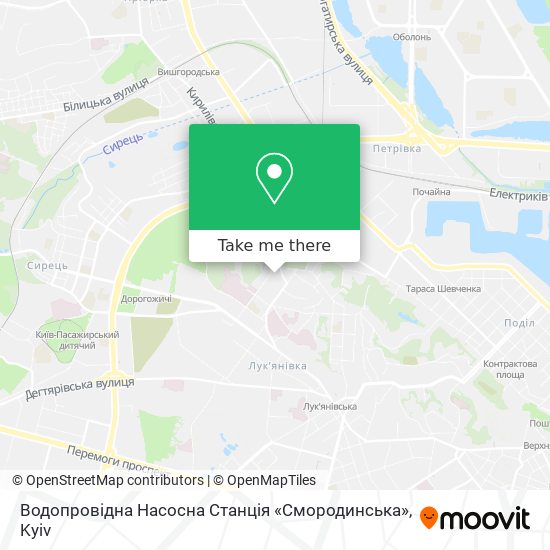 Водопровідна Насосна Станція «Смородинська» map