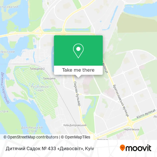 Дитячий Садок № 433 «Дивосвіт» map