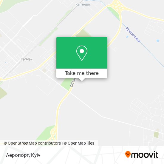 Аеропорт map