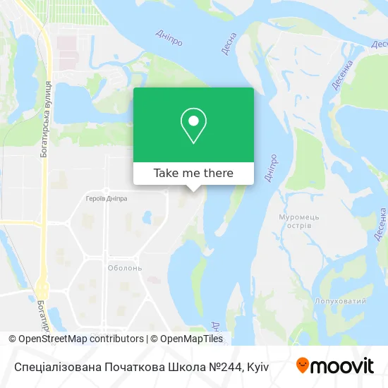 Спеціалізована Початкова Школа №244 map