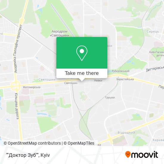 Карта ""Доктор Зуб""