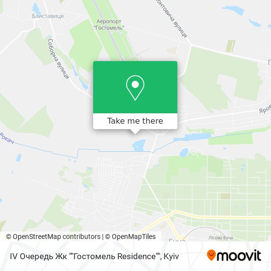 Карта IV Очередь Жк ""Гостомель Residence""