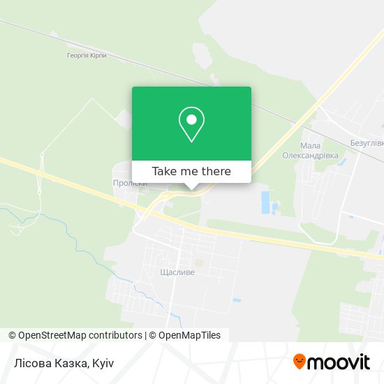 Лісова Казка map