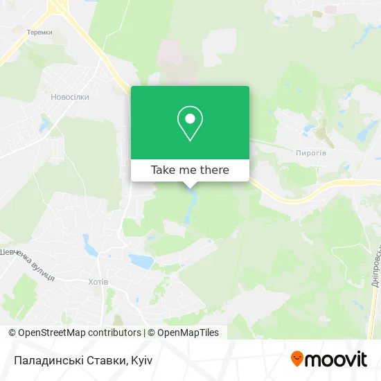 Карта Паладинські Ставки
