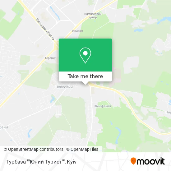 Турбаза ""Юний Турист"" map