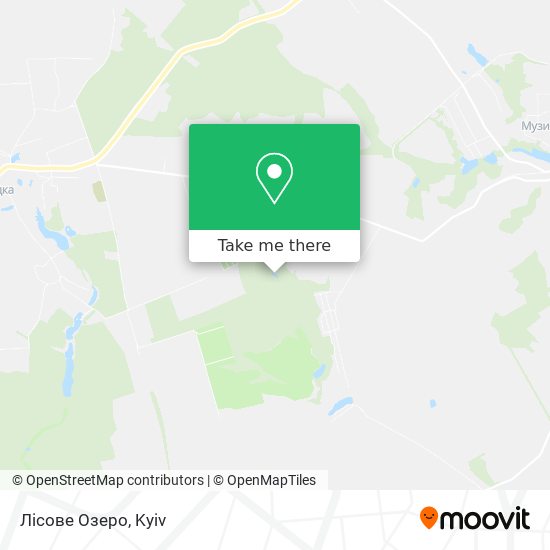 Лісове Озеро map