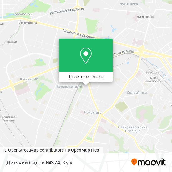 Карта Дитячий Садок №374