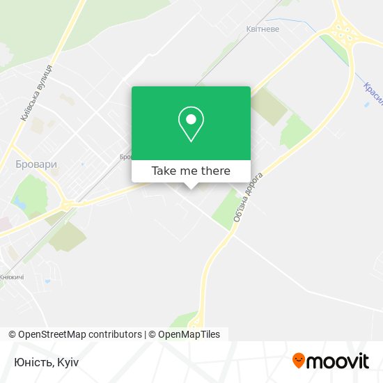 Юність map