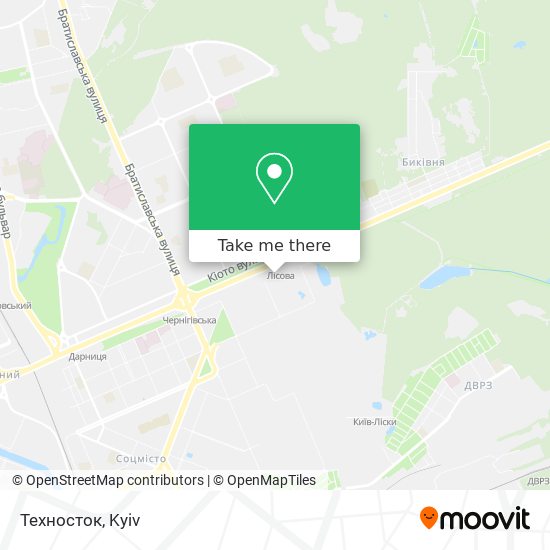 Техносток map
