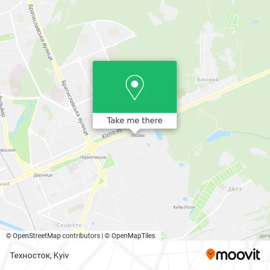 Техносток map