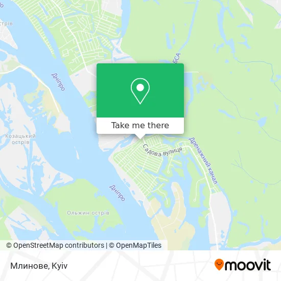 Млинове map