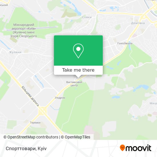 Карта Спорттовари